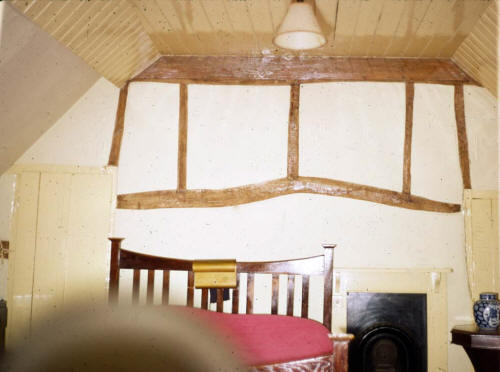 Beams in the main bedroom, Little Cottage, Frieth, 1969 - From Joan Barksfield's collection